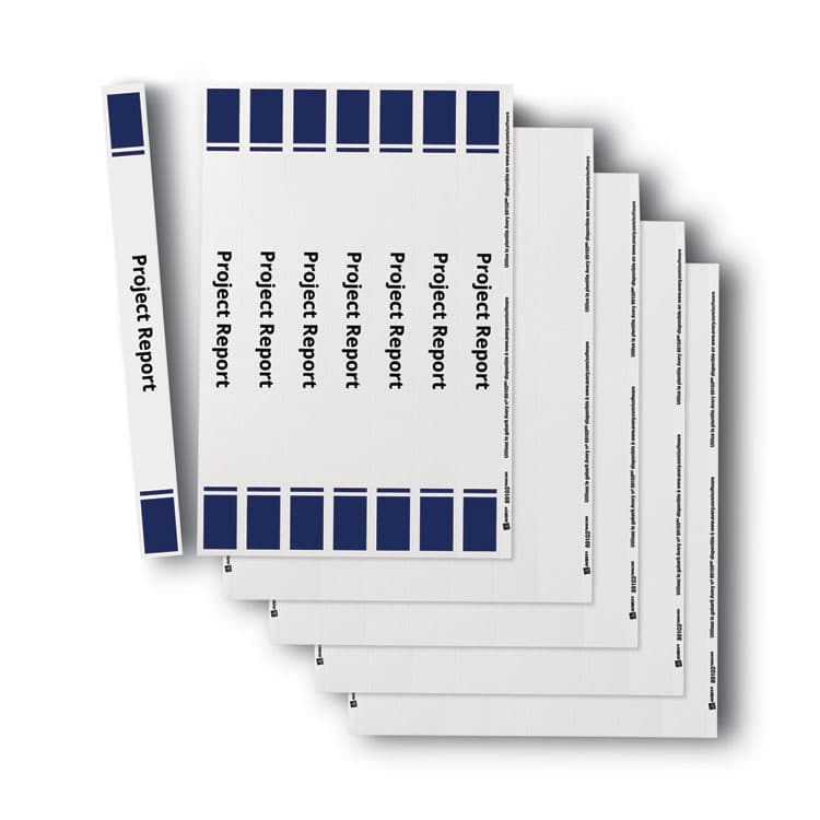 AVERY PRODUCTS CORPORATION Binder Spine Inserts, 1" Spine Width, 8 Inserts/Sheet, 5 Sheets/Pack (AVE89103) thumbnail 2