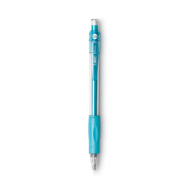 BIC CORP. Velocity Original Mechanical Pencil, 0.9 mm, HB (#2), Black Lead, Turquoise Barrel, Dozen (BICMV11BK) thumbnail 2