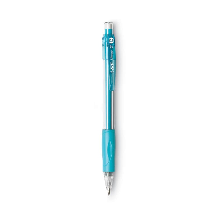 BIC CORP. Velocity Original Mechanical Pencil, 0.9 mm, HB (#2), Black Lead, Turquoise Barrel, Dozen (BICMV11BK) thumbnail 3
