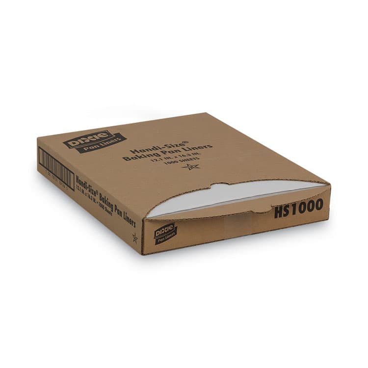 DIXIE FOOD SERVICE Greaseproof Liftoff Pan Liners, 12.2 x 16.38, White, 1,000/Carton (DXEHS1000) thumbnail 4