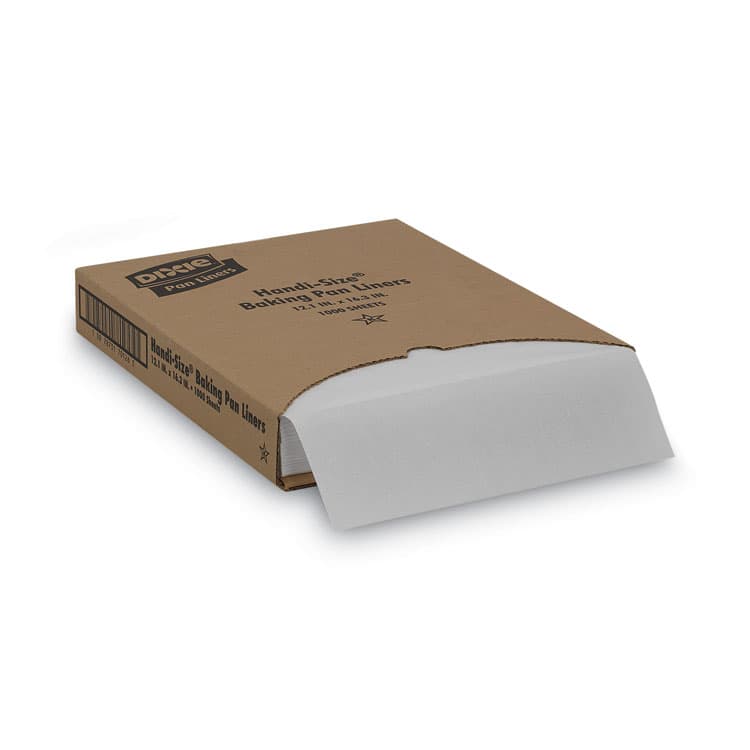 DIXIE FOOD SERVICE Greaseproof Liftoff Pan Liners, 12.2 x 16.38, White, 1,000/Carton (DXEHS1000) thumbnail 3