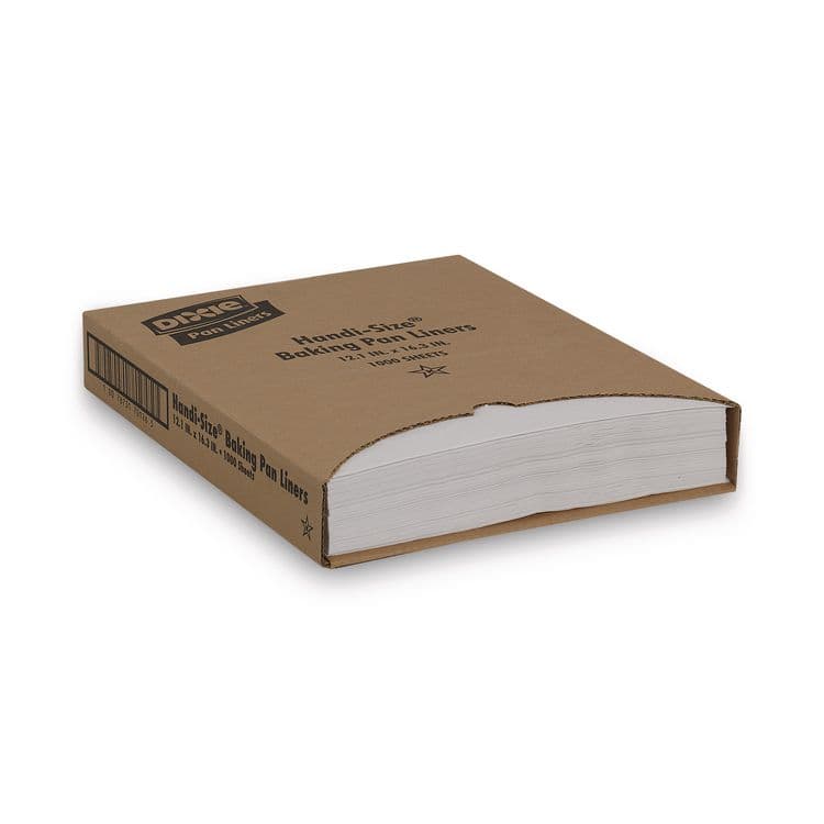 DIXIE FOOD SERVICE Greaseproof Liftoff Pan Liners, 12.2 x 16.38, White, 1,000/Carton (DXEHS1000)