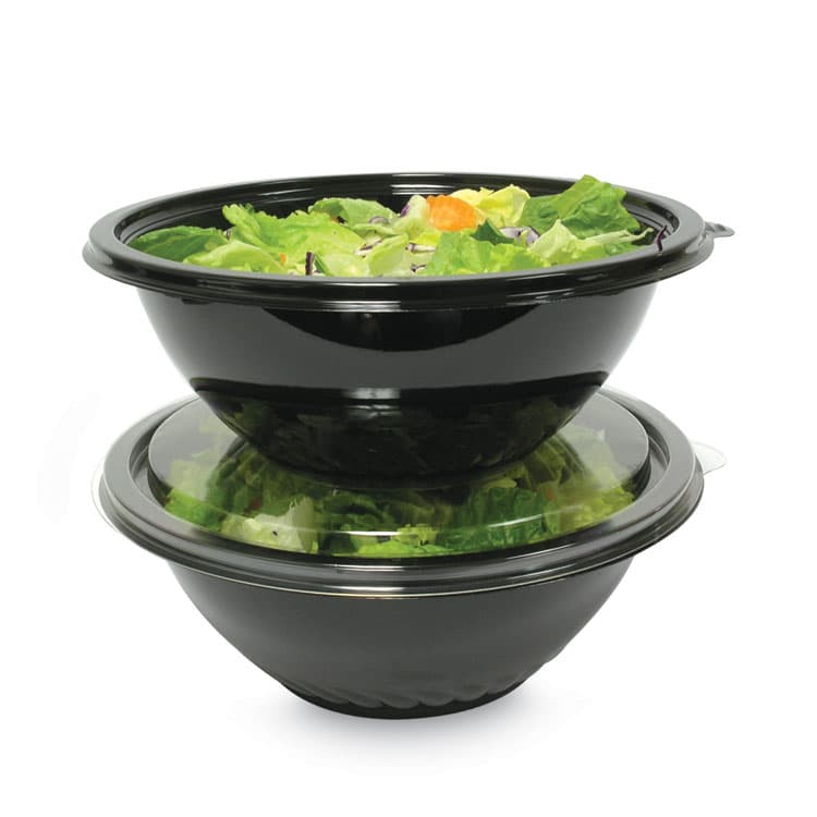 WNA, . Caterline Pack n' Serve Plastic Bowl, 320 oz, 16" Diameter x 5.5" h, Black, Plastic 25/Carton (WNAAPB320BL) thumbnail 2