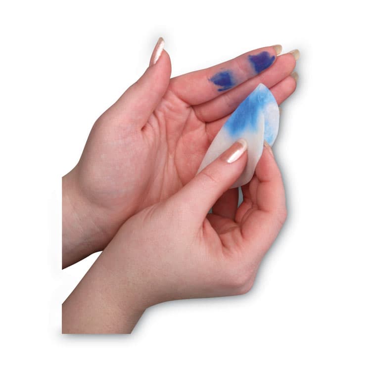 LEE PRODUCTS COMPANY Clean-Ups Hand Cleaning Pads, Cloth, 1-Ply, 3" dia, Mild Floral Scent, 60/Tub (LEE10145) thumbnail 2