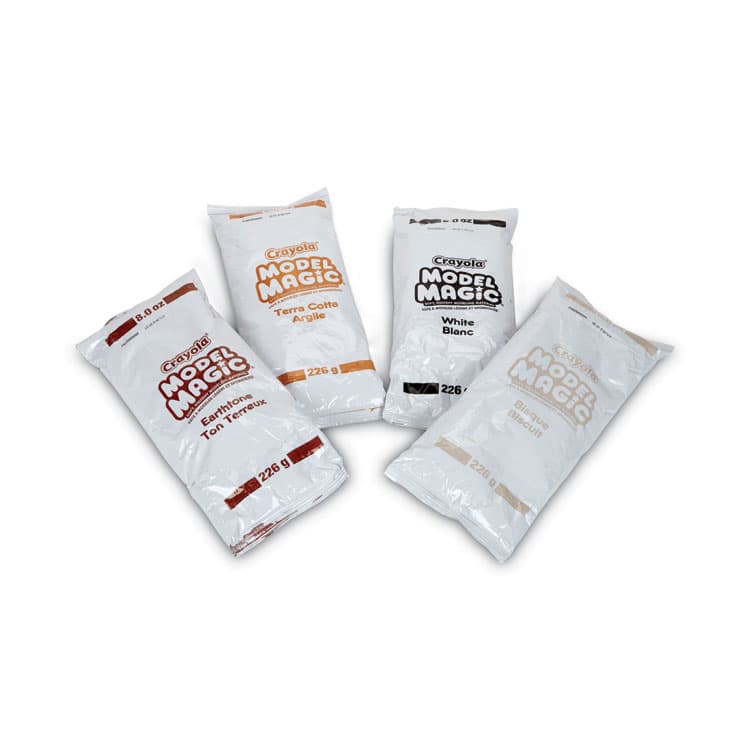 BINNEY & SMITH / CRAYOLA Model Magic Modeling Compound, 8 oz Packs, 4 Packs, Assorted Natural Colors, 2 lbs (CYO232412) thumbnail 3