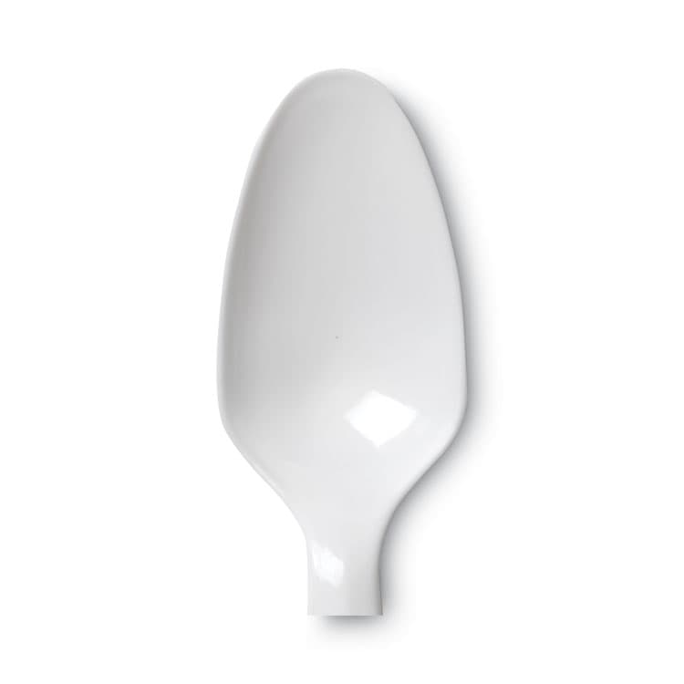 DIXIE FOOD SERVICE Plastic Cutlery, Mediumweight Spoon, White, 1,000/Carton (DXEPTM21) thumbnail 2