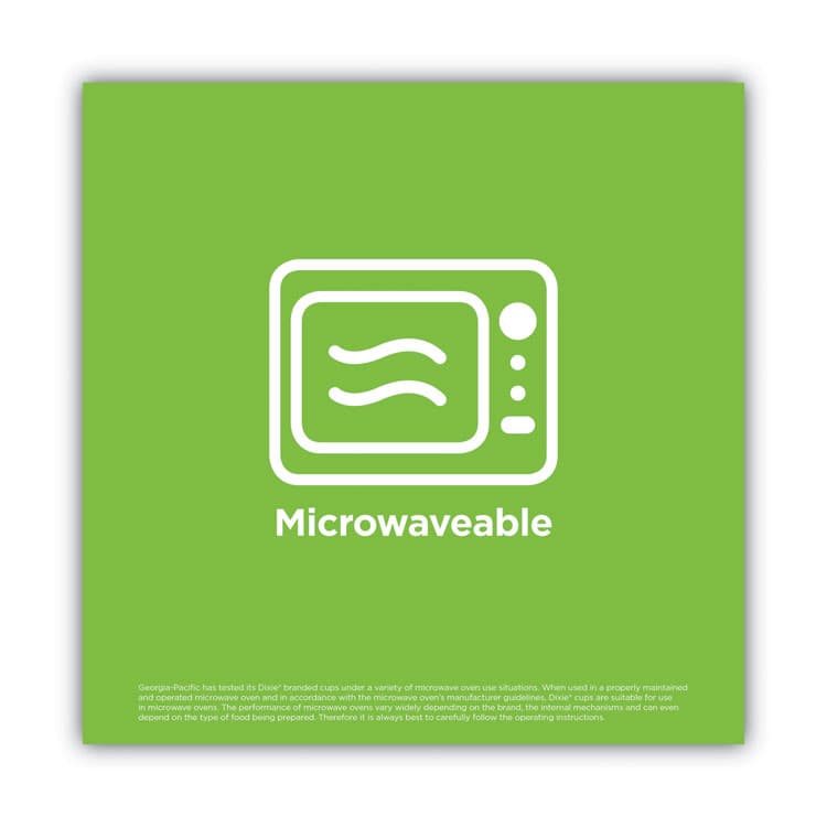 DIXIE FOOD SERVICE PerfecTouch Paper Hot Cups and Lids Combo, 10 oz, Coffee Haze Design, 50/Pack, 6 Packs/Carton (DXE5310CMB600CT) thumbnail 3