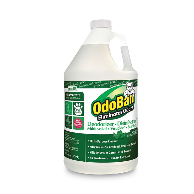 CLEAN CONTROL CORPORATION Concentrated Odor Eliminator, Eucalyptus, 1 gal Bottle, 4/Carton (ODO911062G4)