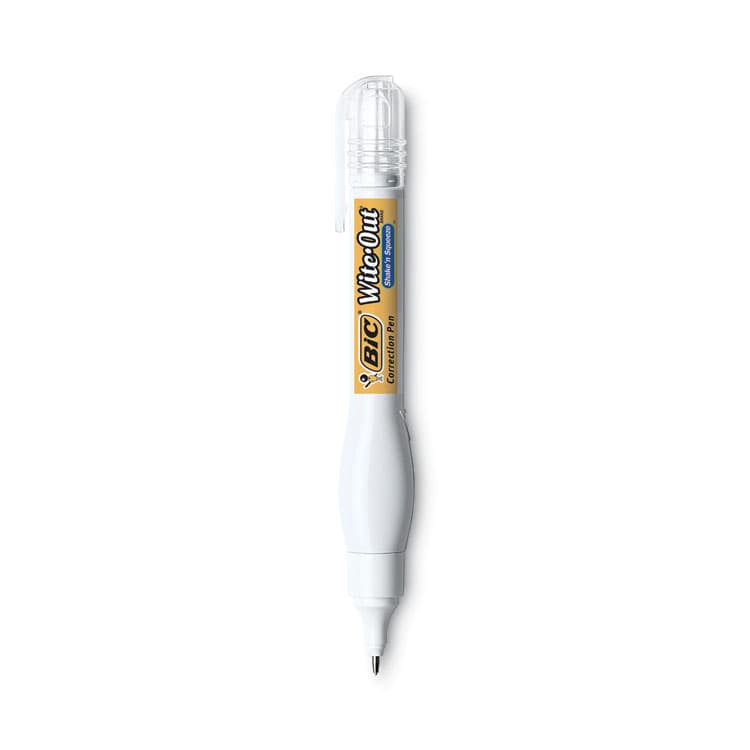 BIC CORP. Wite-Out Shake 'n Squeeze Correction Pen, Needle Tip, 0.27 oz, White (BICWOSQP11) thumbnail 3