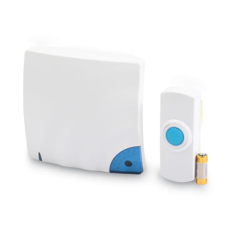 TATCO Wireless Doorbell, Battery Operated, 1.38 x 0.75 x 3.5, Bone (TCO57910) thumbnail 4