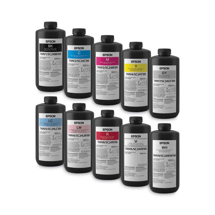 EPSON AMERICA, . T49V510 (T49V) UltraChrome UV Ink, 1,000 mL, Light Cyan (EPST49V510) thumbnail 4