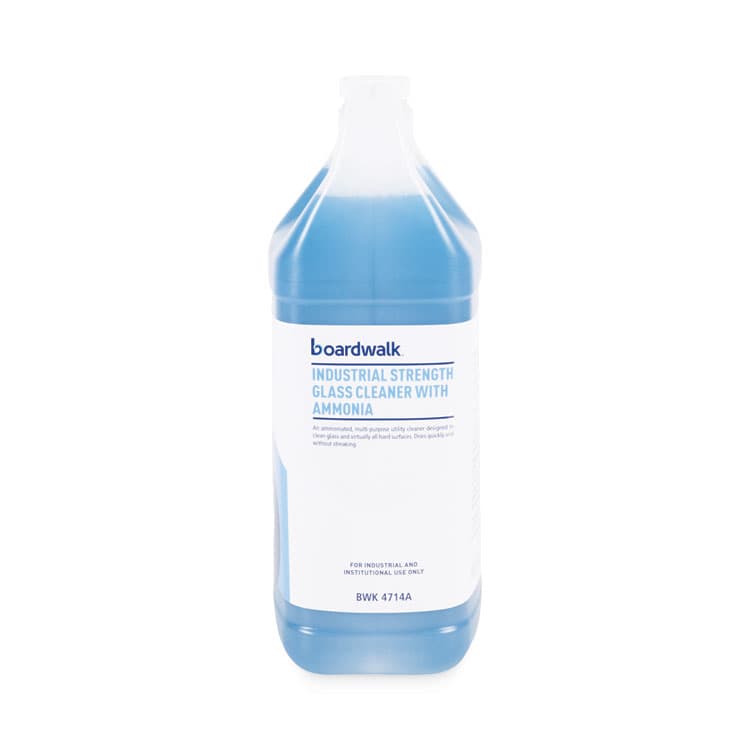 BOARDWALK Industrial Strength Glass Cleaner with Ammonia, 1 gal Bottle (BWK4714AEA) thumbnail 4
