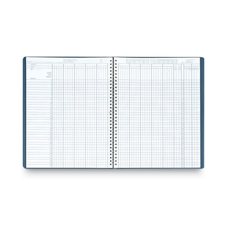 HOUSE OF DOOLITTLE Recycled Class Record Book, 8 Classes, 35 Students, 9 to 10 Week Terms, 40-Week Span, Blue Cover, 11 x 8.5 Sheets (HOD51407) thumbnail 2