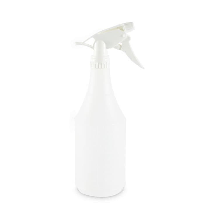 BOARDWALK Embossed Plastic Spray Bottle, 24 oz, Clear, 24/Carton (BWK00024) thumbnail 4