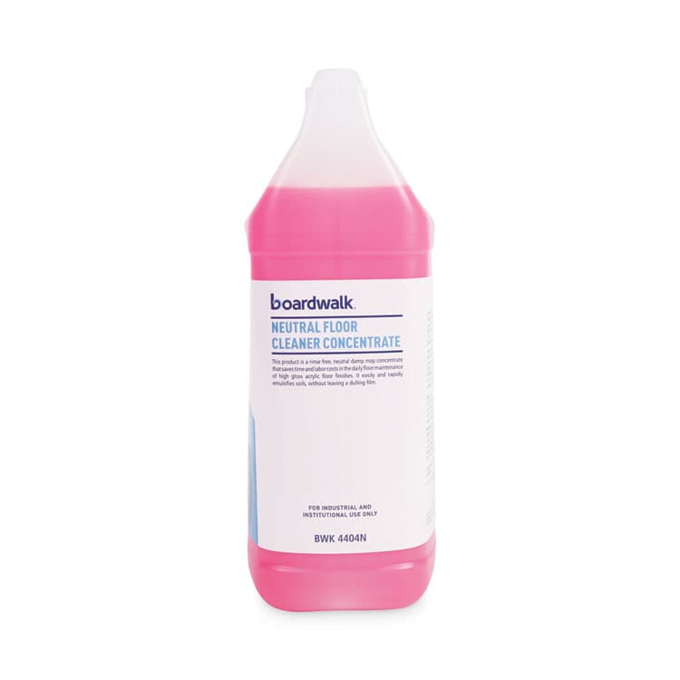 BOARDWALK Neutral Floor Cleaner Concentrate, Lemon Scent, 1 gal Bottle (BWK4404NEA) thumbnail 4