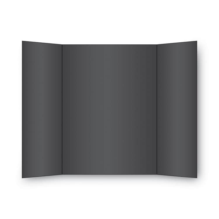 GEOGRAPHICS Two Cool Tri-Fold Poster Board, 36 x 48, Black/White, 6/Carton (GEO27135) thumbnail 2