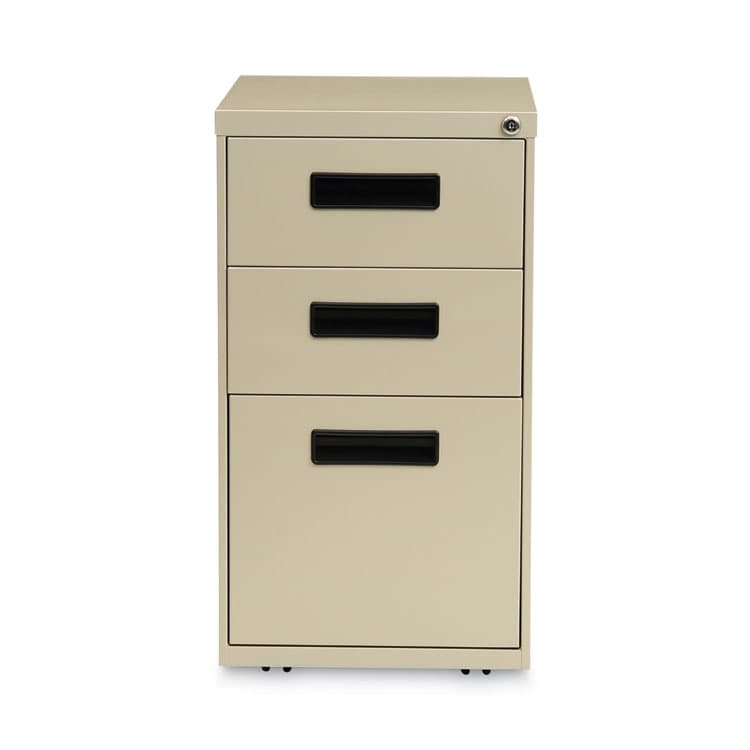 ALERA File Pedestal, Left or Right, 3-Drawers: Box/Box/File, Legal/Letter, Putty, 14.96" x 19.29" x 27.75" (ALEPABBFPY) thumbnail 2