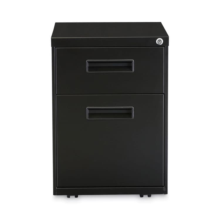 ALERA File Pedestal, Left or Right, 2-Drawers: Box/File, Legal/Letter, Black, 14.96" x 19.29" x 21.65" (ALEPABFBL) thumbnail 2