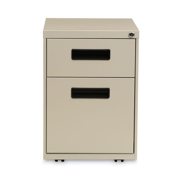 ALERA File Pedestal, Left or Right, 2-Drawers: Box/File, Legal/Letter, Putty, 14.96" x 19.29" x 21.65" (ALEPABFPY) thumbnail 2