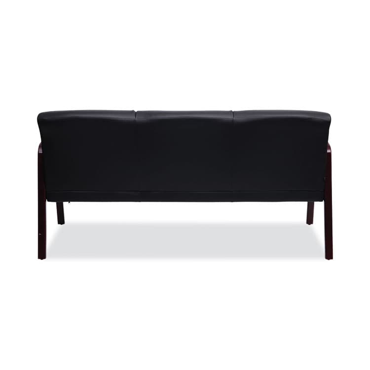 ALERA Alera Reception Lounge WL Series 3-Seat Sofa, 65.13" x 26.13" x 33", Black (ALERL2319M) thumbnail 4