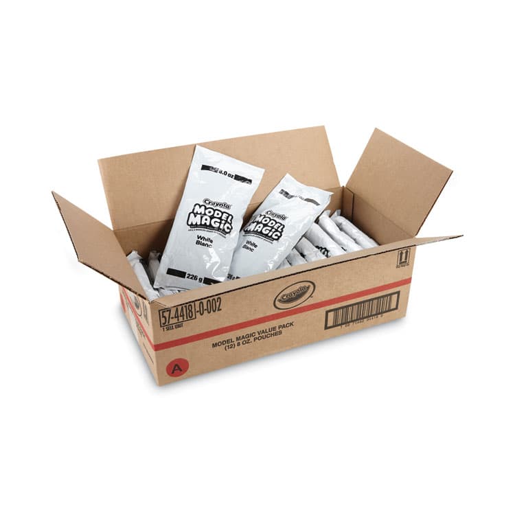 BINNEY & SMITH / CRAYOLA Model Magic Modeling Compound, 8 oz Packs, 12 Packs, White, 6 lbs (CYO574418) thumbnail 2