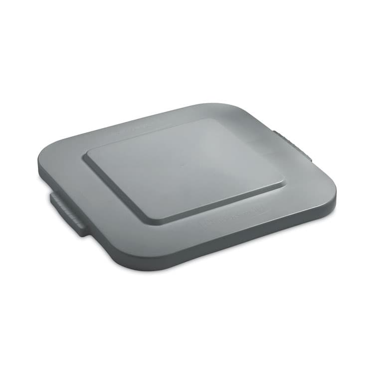 RUBBERMAID COMMERCIAL PROD. Square BRUTE Lid, 24w x 24d x 2.2h, Gray, 4/Carton (RCP353900GYCT)
