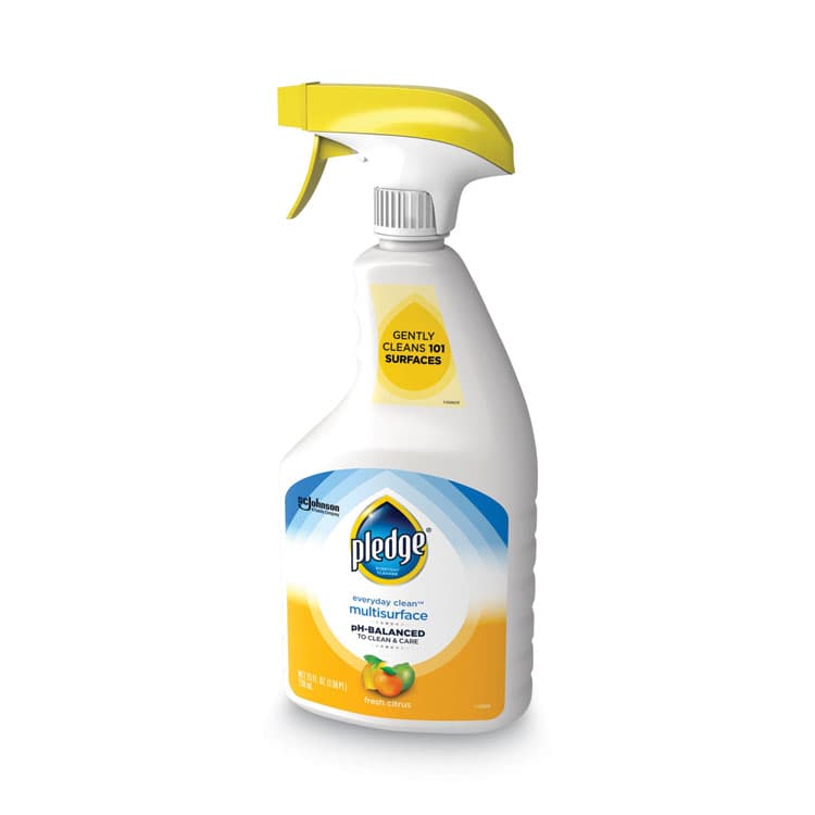 SC JOHNSON pH-Balanced Everyday Clean Multisurface Cleaner, Clean Citrus Scent, 25 oz Trigger Spray Bottle, 6/Carton (SJN336283) thumbnail 2