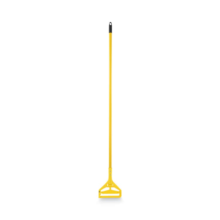BOARDWALK Quick Change Side-Latch Plastic Mop Head Handle, 60", Yellow (BWK620) thumbnail 4