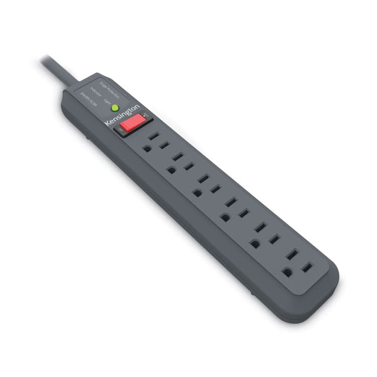 ACCO BRANDS, . Guardian Surge Protector, 6 AC Outlets, 15 ft Cord, 540 J, Gray (KMW38215) thumbnail 2
