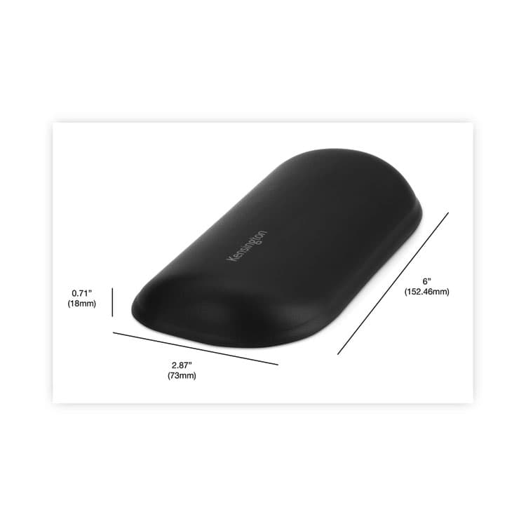 ACCO BRANDS, . ErgoSoft Wrist Rest for Standard Mouse, 8.7 x 7.8, Black (KMW52802) thumbnail 3