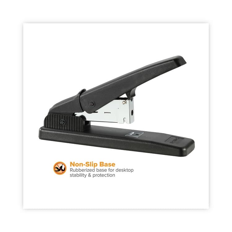 STANLEY BOSTITCH Stanley NoJam Desktop Heavy-Duty Stapler, 60-Sheet Capacity, Black (BOS03201) thumbnail 3