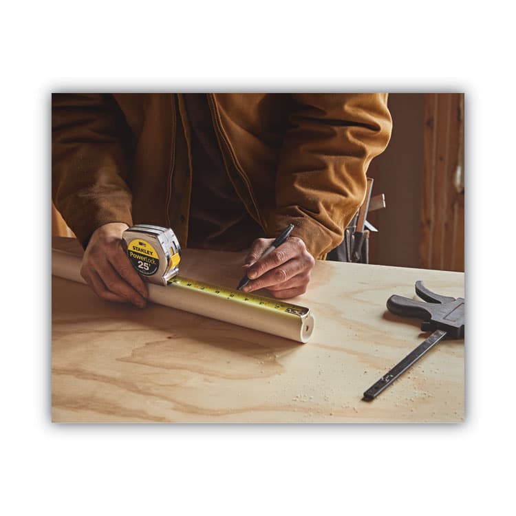 STANLEY BOSTITCH Powerlock II Power Return Rule, 1" x 25 ft, Chrome/Yellow (BOS33425) thumbnail 3