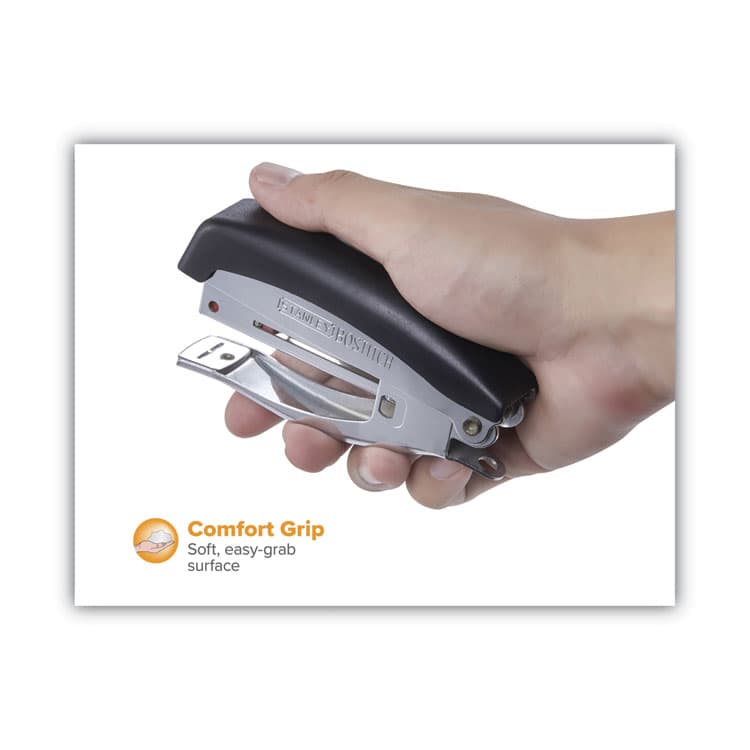 STANLEY BOSTITCH Deluxe Hand-Held Stapler, 20-Sheet Capacity, Black (BOS42100) thumbnail 3