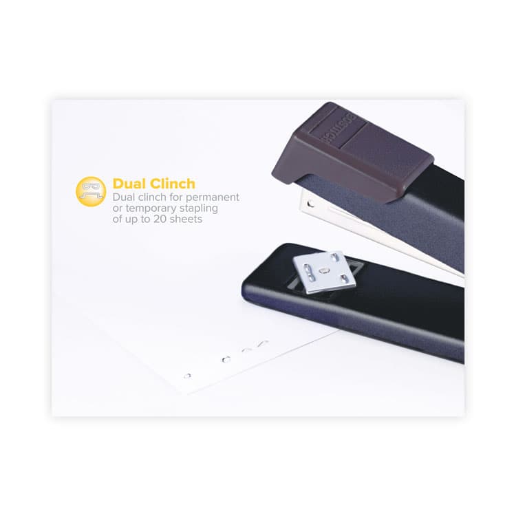 STANLEY BOSTITCH Classic Metal Stapler, 20-Sheet Capacity, Black (BOSB515BK) thumbnail 3