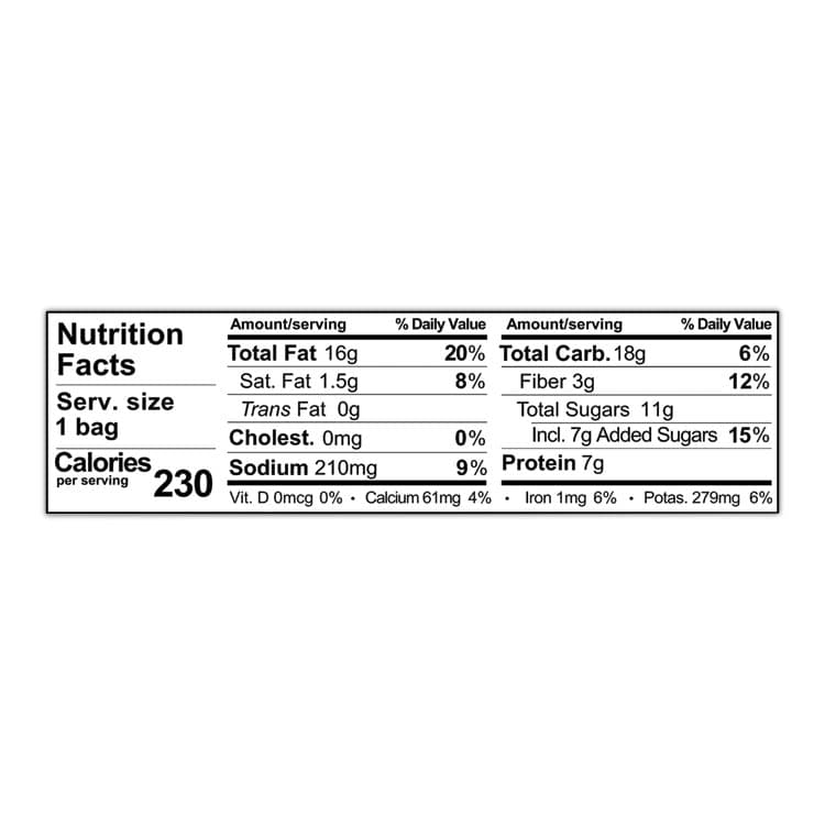J.M. SMUCKER CO. Glazed Mixes, Pomegranate Pistachio Almond, 1.5 oz Pouch, 18/Carton (SMU00019) thumbnail 4