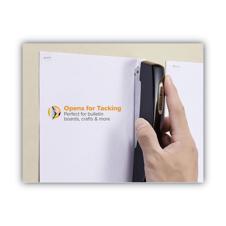 STANLEY BOSTITCH Professional Antimicrobial Executive Stapler, 20-Sheet Capacity, Black (BOSB5000BLK) thumbnail 4