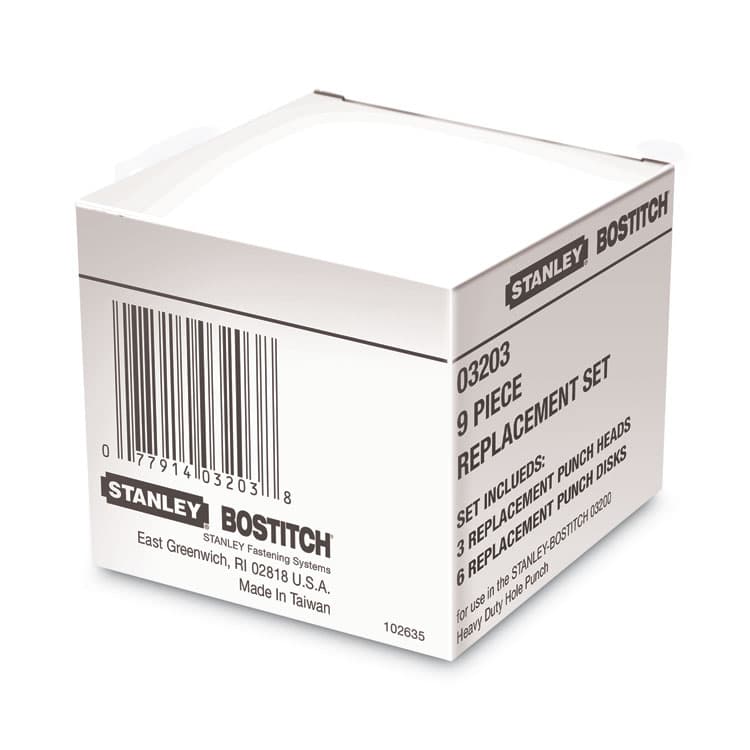 STANLEY BOSTITCH 03200 XTreme Duty Replacement Punch Heads and Disc Set, 9/32 Diameter (BOS03203) thumbnail 3