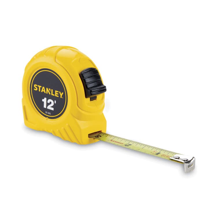 STANLEY BOSTITCH Power Return Tape Measure with Belt Clip, 0.5 x 12 ft, Yellow (BOS30485) thumbnail 2