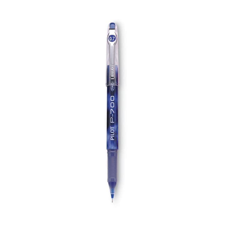 PILOT CORP. OF AMERICA Precise P-700 Gel Pen, Stick, Fine 0.7 mm, Blue Ink, Blue Barrel, Dozen (PIL38611)