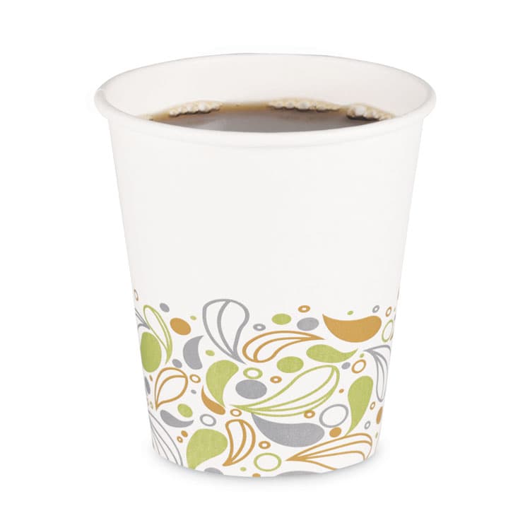 BOARDWALK Deerfield Printed Paper Hot Cups, 10 oz, 50/Sleeve, 20 Sleeves/Carton (BWKDEER10HCUP) thumbnail 3