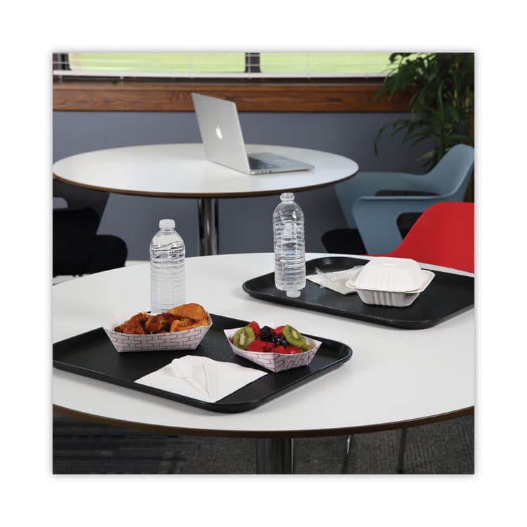 BOARDWALK Paper Food Baskets, 5 lb Capacity, Red/White, 500/Carton (BWK30LAG500) thumbnail 4