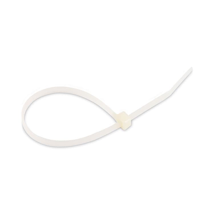 TATCO Nylon Cable Ties, 8 x 0.19, 50 lb, Natural, 1,000/Pack (TCO22200) thumbnail 4