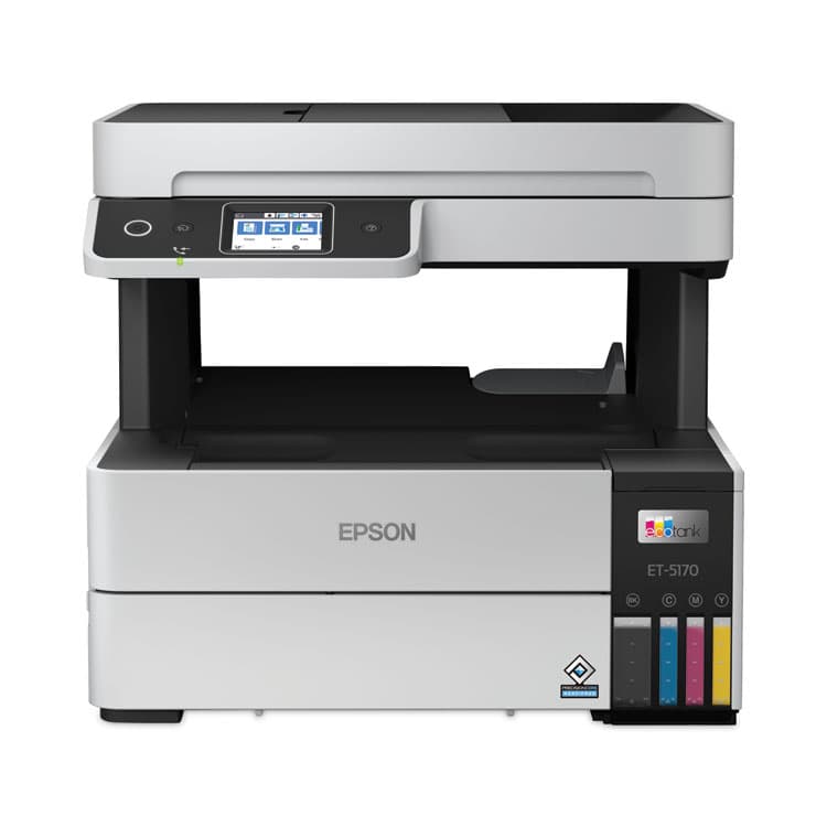 EPSON AMERICA, . EcoTank Pro ET-5170 All-in-One Supertank Printer, Copy/Fax/Print/Scan (EPSC11CJ88201)