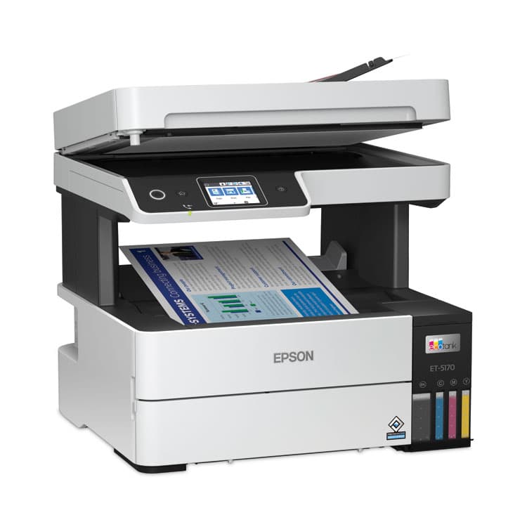 EPSON AMERICA, . EcoTank Pro ET-5170 All-in-One Supertank Printer, Copy/Fax/Print/Scan (EPSC11CJ88201) thumbnail 2