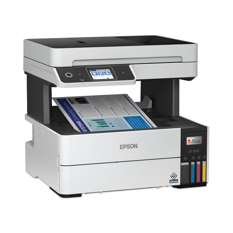 EPSON AMERICA, . EcoTank Pro ET-5170 All-in-One Supertank Printer, Copy/Fax/Print/Scan (EPSC11CJ88201) thumbnail 4
