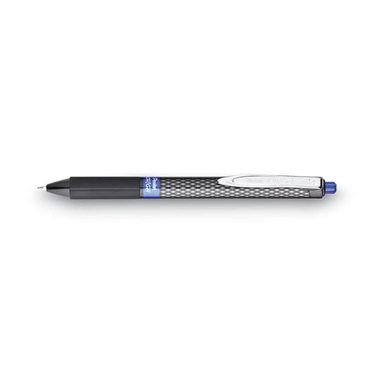 PENTEL OF AMERICA Oh! Gel Pen, Retractable, Medium 0.7 mm, Blue Ink, Black Barrel, Dozen (PENK497C) thumbnail 4