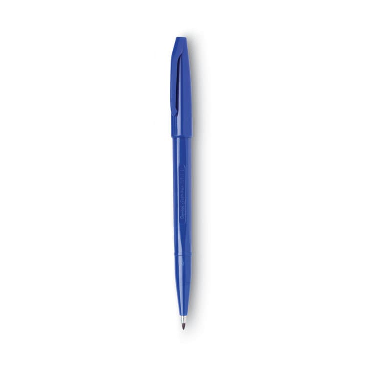 PENTEL OF AMERICA Sign Pen Fine Point Color Marker, Extra-Fine Bullet Tip, Blue, Dozen (PENS520C) thumbnail 3