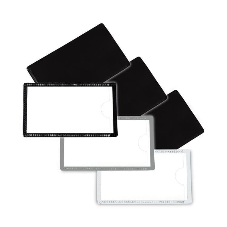 C-LINE PRODUCTS, Slap-Stick Magnetic Label Holders, Side Load, 4.25 x 2.5, Gray, 10/Pack (CLI87701) thumbnail 3