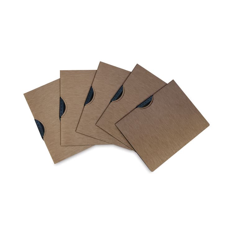 C-LINE PRODUCTS, Modern Metallic Executive Style Report Cover, Swing Clip, 8.5 x 11, Bronze/Bronze, 5/Pack (CLI33316) thumbnail 3