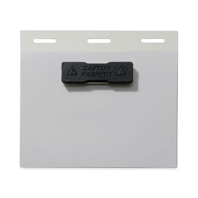 C-LINE PRODUCTS, Self-Laminating Magnetic Style Name Badge Holder Kit, 3" x 4", Clear, 20/Box (CLI92843) thumbnail 3